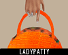 Orange Round Bag