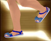 Cute Blue Sandals