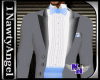 (1NA) Gray & Blue Suit