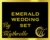 EMERALD WEDDING SET