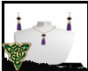 Purple Tassle jewellery