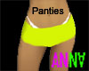 Basic yellow panties