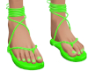 Ginny Green Sandals