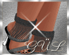 Black Rhinestone Heels