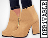 ! Tan Block Booties