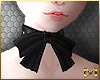 Black Choker Bow