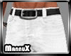White Denim Trousers