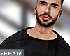 ♛Fear Black Sweatshirt