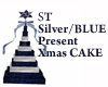ST Sliver Blue Gift CAKE