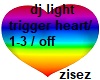 !Pride heart dj light fx