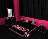 =R= bedroom set pink&blk