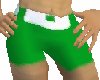 green booty shorts