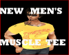 NEW MEN'S MUSCLE TEE Y