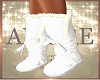 Amore White Winter Boots