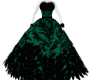 (SP) Green Fur gown