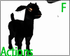 Actions Pet Black Goat F