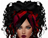 hair Deborha black&red
