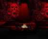 Red & Black Fire Place