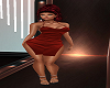C67 Flirty Dress Red