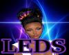 LEDS Halloween Rose Hair