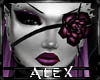 *AX*Spike Purple Rose 