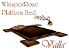 WhisperRose Platform Bed