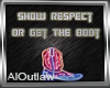 AOL- Show Respect Sign