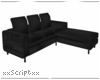SCR. Black Couch