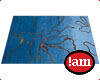 !am blue abstract rug