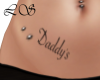 V Daddy's Belly Tat