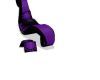 Black Purple Kiss Sofa