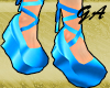 GA Blue Egyptian Shoes