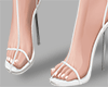 Lace White Heels