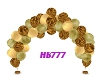 HB777 Arch Balloons Gold