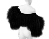 FUR WRAP BLACK