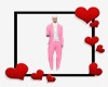 Suit Pink White