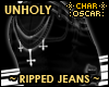 !C Unholy - Ripped Jeans