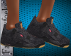 Denim Black Sneakers fem