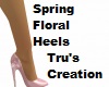 Spring Floral Heels
