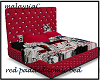 red padded comic bed