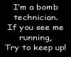 bomb technician sticker