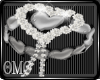 QMQ Gray Bracelet Heart