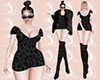 L: Alicia Black Dress