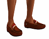 BROWN MOCCASINS