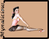 Pinup with ballet shoes