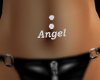 Angel belly button bling