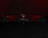 *RPD* Red/BLk Sofa set