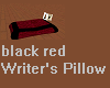 red Writer's Pillow