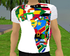 Africa flag map male top