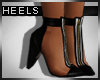 女 Striped Heels